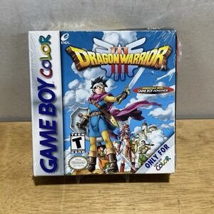 Dragon Warrior III - Nintendo Game Boy Color (Enix, 2001) BRAND NEW Factory Seal